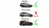 Passenger Right Side Rear Door Window Door Glass Compatible with Hyundai Santa Fe 2013-2018 Models / Santa Fe XL 2019 Models