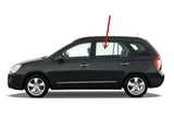 Driver Left Side Rear Door Window Door Glass Compatible with Kia Rondo 2007-2011 Models