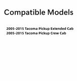 Passenger Right Side Front Door Window Door Glass Compatible with Toyota Tacoma Pickup Extended Cab / Crew Cab 2005-2015 Models