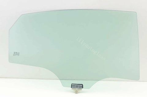 Passenger Right Side Rear Door Window Door Glass Compatible with Hyundai Sonata Plug-in / Sonata Hybrid 2016-2019 Models