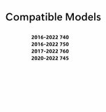 Tempered Driver Left Side Front Door Window Door Glass Compatible with BMW 740 740i 740e 745Le 745e 750 750i 750Li 760 2016-2022 Models