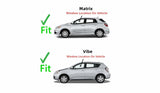 Driver Left Side Front Door Window Door Glass Compatible with Toyota Matrix/Pontiac Vibe 2009-2013 Models