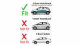 Driver Left Side Front Door Window Door Glass Compatible with Toyota Yaris 2 Door Hatchback 2006-2011 Models
