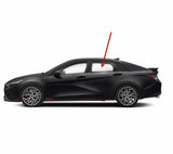 Tempered Driver Left Side Rear Door Window Door Glass Compatible with Hyundai Elantra / Elantra N 2021-2026 Models