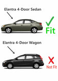 Driver Left Side Front Door Window Door Glass Compatible with Hyundai Elantra 4 Door Sedan 2007-2010 Models