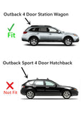 Factory Privacy Tinted Tempered Passenger Right Side Rear Door Window Door Glass Compatible with Subaru Outback 4 Door Wagon 2010-2014 Models