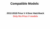 Passenger Right Side Rear Door Window Door Glass Compatible with Toyota Prius V 4 Door Hatchback 2012-2018 Models