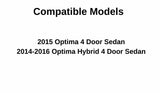 Laminated Passenger Right Side Front Door Window Door Glass Compatible with Kia Optima 2015 Models / Optima Hybrid 2014-2016 Models