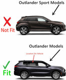 Passenger Right Side Rear Door Window Door Glass Compatible with Mitsubishi Outlander 2014-2021 / PHEV 2018-2022Models