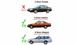 Driver Left Side Front Door Window Door Glass Compatible with Toyota Camry 4 Door Sedan/Wagon 1992-1996 Models