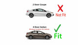 Passenger Right Side Rear Door Window Door Glass Compatible with Honda Civic 4 Door Sedan 2012-2015 Models