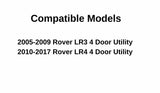 Driver Left Side Front Door Window Door Glass Compatible with Land Rover LR3 2005-2009 Models/Land Rover LR4 2010-2017 Models