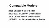 Driver Left Side Front Door Window Door Glass Compatible with Mercedes Benz CLS500 / CLS550 / CLS55 AMG / CLS63 AMG 2006-2011 Models