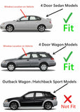 Driver Left Side Front Door Window Door Glass Compatible with Subaru Legacy/Subaru Outback 4 Door Sedan/Wagon 2005-2009 Models