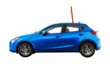 Tempered Driver Left Side Rear Door Window Door Glass Compatible with Toyota Yaris 4-Door Hatchback 2020-2021 Models