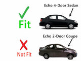 Passenger Right Side Rear Door Window Door Glass Compatible with Toyota Echo 4 Door Sedan 2000-2005 Models
