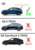 Tempered Heated Rear Tailgate Back Window Back Glass Compatible with Audi Q8 2019-2026 Models (Not For Q8 E-TRON)