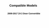Passenger Right Side Door Window Glass Compatible with BMW Z4 2 Door Convertible 2009-2017 Models