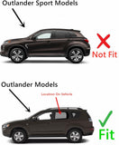 Driver Left Side Rear Door Window Door Glass Compatible with Mitsubishi Outlander 2007-2013 Models