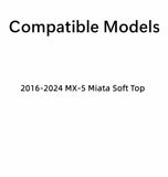 Passenger Right Side Door Window Door Glass Compatible with Mazda MX-5 Miata Soft Top 2016-2024 Models