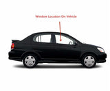 Passenger Right Side Front Door Window Door Glass Compatible with Toyota Echo 4 Door Sedan 2000-2005 Models/Toyota Yaris 4 Door Hatchback 2004-2005 Models
