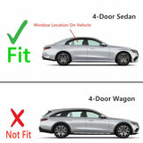 Tempered Passenger Right Side Rear Door Window Door Glass Compatible with Mercedes Benz E-Class E200 E350 E450 E53AMG 4-Door Sedan 2024-2025 Models