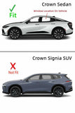 Tempered Driver Left Side Rear Door Window Door Glass Compatible with Toyota Crown Sedan 2023-2025 Models