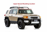 Front Windshield Molding White Color Top Pillar with Side Molding Compatible with Toyota FJ Cruiser 2007-2014 Models