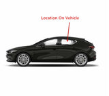 Driver Left Side Rear Door Window Door Glass Compatible with Mazda 3 4-Door Hatchback 2019-2025 Models