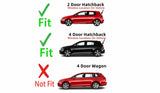 Rear Heated Back Window Back Glass Compatible with Volkswagen e-Golf / Golf / Golf GTI Hatchback 2015-2021 Models