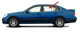 Driver Left Side Rear Door Window Door Glass Compatible with Lexus GS430/Lexus GS300 2001-2005 Models