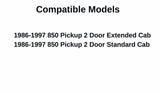 Gasket for Aftermarket Rear Back Slider Or Stationary Window Glass Compatible with Nissan 850 Pickup 1986-1997 Models