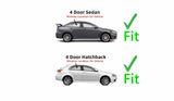 Passenger Right Side Rear Door Window Door Glass Compatible with Mitsubishi Lancer 2008-2018 Models