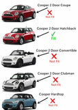Heated Back Window Back Glass with 2 Connector Leads Compatible with Mini Cooper 2 Door Hatchback 2010-2015 Models