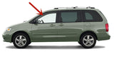 Driver Left Side Front Door Window Door Glass Compatible with Mazda MPV 2000-2006 Models