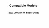 Driver Left Side Front Door Window Door Glass Compatible with Toyota RAV4 2001-2005 Models
