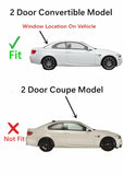 Passenger Right Side Door Window Door Glass Compatible with BMW 328i 335i 335is M3 2 Door Convertible 2007-2013 Models