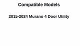 Heated Back Tailgate Window Back Glass Compatible with Nissan Murano 2015-2024 Models