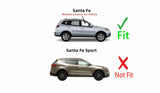 Passenger Right Side Front Door Window Door Glass Compatible with Hyundai Santa Fe 2007-2012 Models