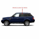 Driver Left Side Rear Door Window Door Glass Privacy Compatible with Land Rover Range Rover Sport 2006-2013 Models