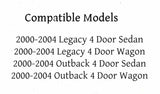 Passenger Right Side Front Door Window Door Glass Compatible with Subaru Outback / Legacy 2000-2004 Models