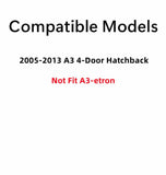 Driver Left Side Front Door Window Glass Compatible with Audi A3 4 Door Hatchback 2005-2013 Models