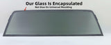 Encapsulated Privacy Stationary Back Window Glass Compatible with Chevrolet/GMC C1500 K15001988-1999 & C2500 K2500 C3500 K3500 1988-2000 Pickup Models
