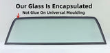 Stationary Back Window Back Glass Compatible with Chevrolet Pickup 1988-2000 C2500 C3500 K2500 K3500 Models