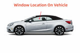 Tempered Driver Left Side Door Window Door Glass Compatible with Buick Cascada 2016-2019 Models