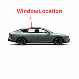 Tempered Passenger Right Side Rear Door Window Door Glass Compatible with Kia K4 4-Door Sedan 2025- 2026 Models