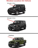 Laminated Front Windshield Window Glass Compatible with Jeep Wrangler 2018-2023 / Gladiator 2020-2025 Models