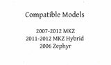 Passenger Right Side Front Door Window Door Glass Compatible with Lincoln MKZ 2007-2012 Models/ Zephyr 2006 Models