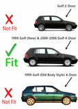 Passenger Right Side Front Door Window Door Glass Compatible with Volkswagen Jetta 2000-2005 / Jetta (New) 1999 Models