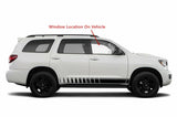 Passenger Right Side Front Door Window Door Glass Compatible with Toyota Tundra Pickup 4 Door Crew/Extended Cab 2007-2021 Models